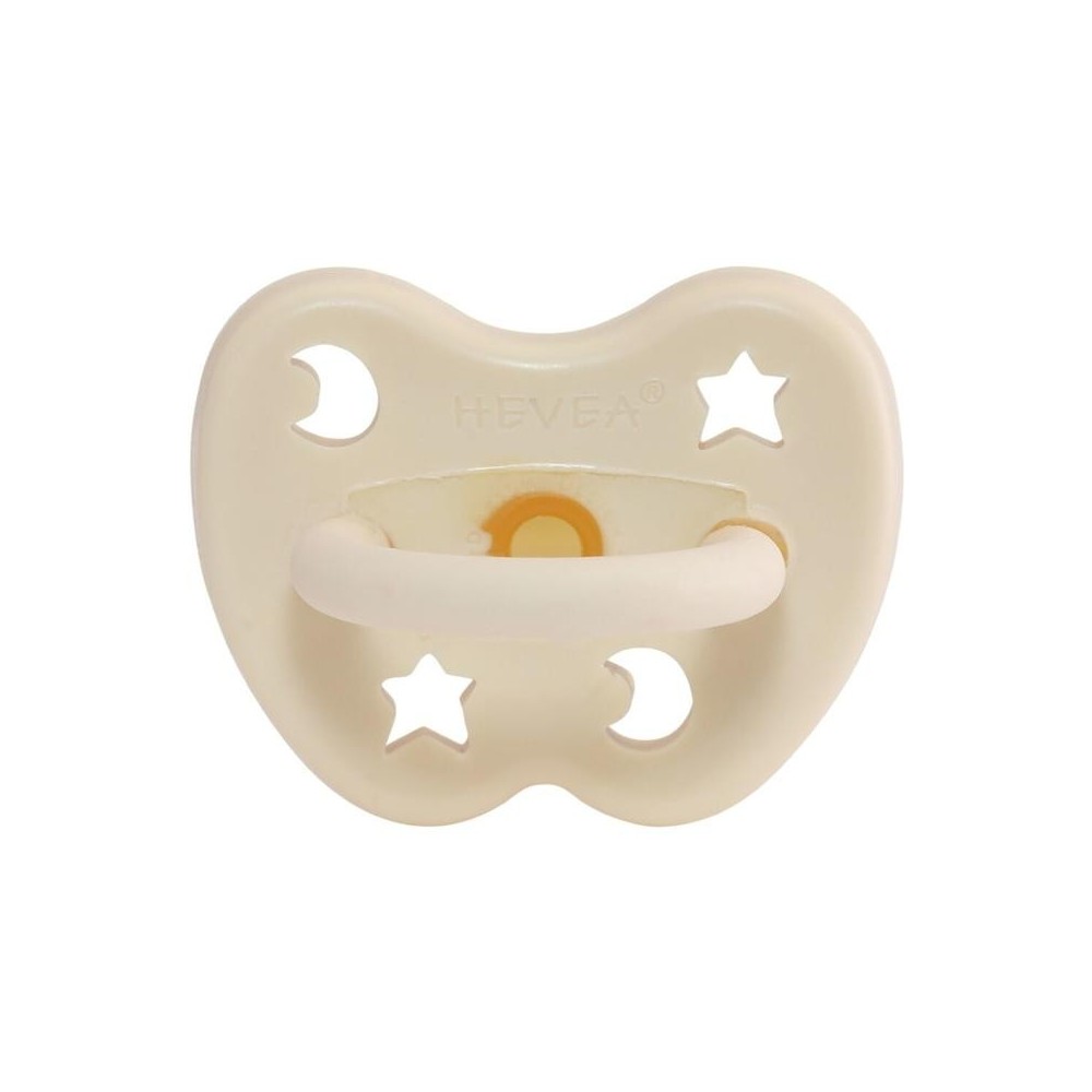 HEVEA Ortodontinis čiulptukas, MILKY WHITE, 3-36 mėn