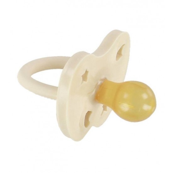 HEVEA apvalus čiulptukas, MILKY WHITE, 0-3 mėn