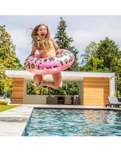 SWIM ESSENTIALS pripučiamas plaukimo ratas, PANTHER PRINT Ø 90 cm