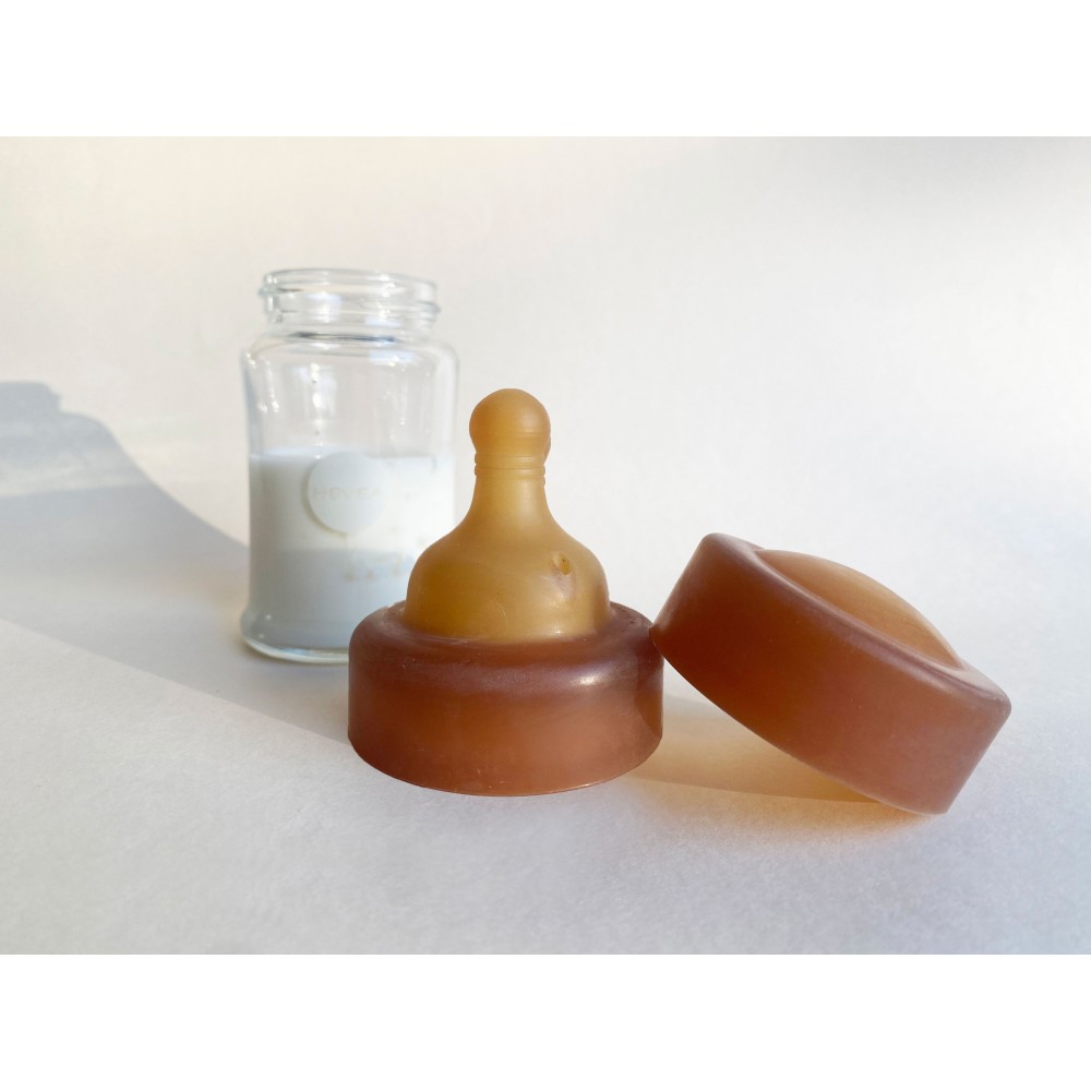 HEVEA stikliniai buteliukai, 150 ml., 0-3 m., 2 vnt.