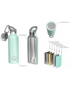 CARL OSCAR termo gertuvė, GREEN, 700 ml.