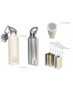 CARL OSCAR termo gertuvė, GREY, 700 ml.