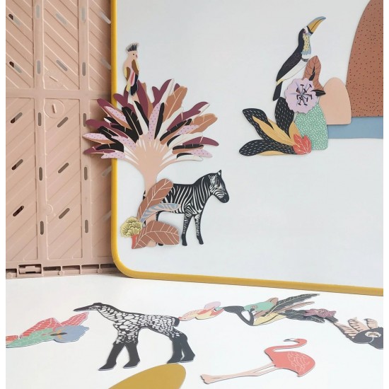 MA CABANE À RÊVES MAGNETINĖ LENTA MOKYKLA, MIEL