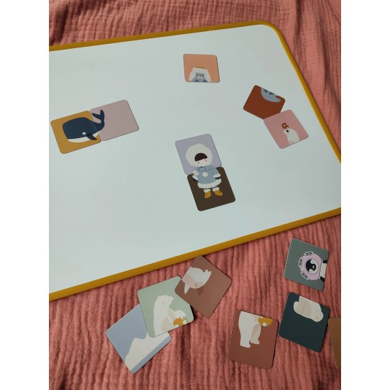 MA CABANE À RÊVES MAGNETAI, LEDYNŲ GYVŪNAI PUZLĖ