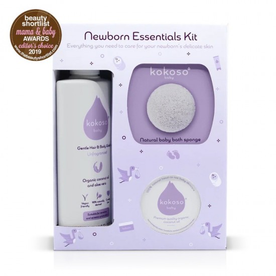 KOKOSO BABY naujagimio higienos priemonių rinkinys