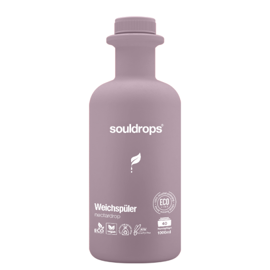 SOULDROPS audinių minkštiklis su antistatiniu ir PH neutralizuojančiu poveikiu, NECTARDROP, LEVANDŲ KVAPO,1000 ml.