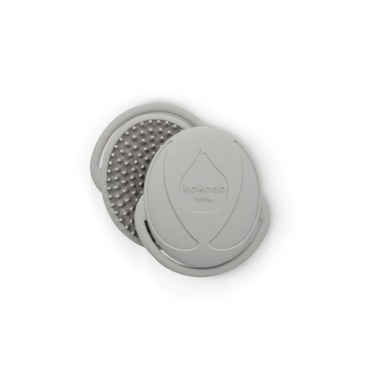 KOKOSO BABY silikoninis plaukų šepetys vaikams