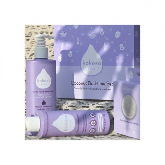 KOKOSO BABY kokosų vonios rinkinys
