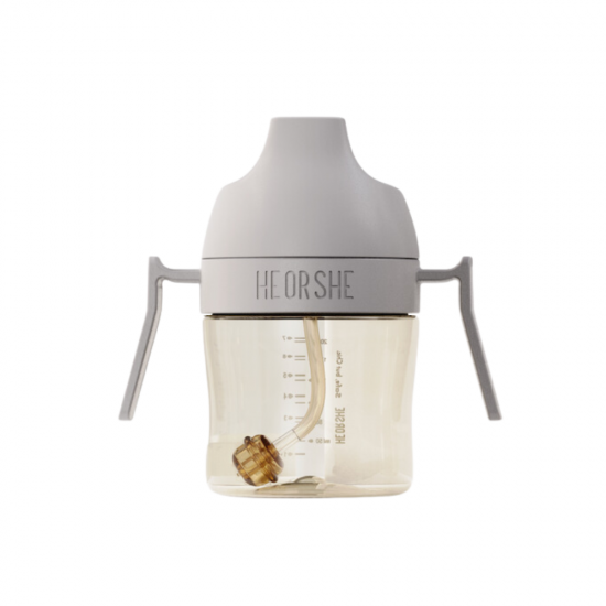 HEORSHE gertuvė kūdikiui 210 ml., 6+, PILKA