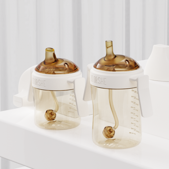 HEORSHE gertuvė kūdikiui 300 ml., 9+, BALTA