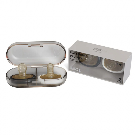 HEORSHE ortodontinio ir apvalaus čiulptuko rinkinys kūdikiui, 3+