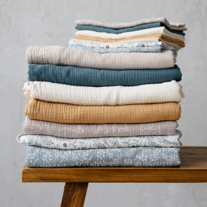 DANI&MARC muslino patalynės komplektas kūdikiui, 100x130, įvairių spalvų