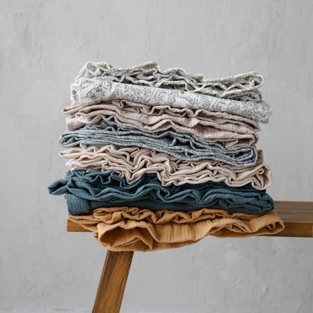 DANI&MARC muslino pledas vaikams, 100x130, plytų