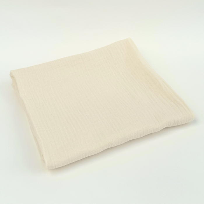 DANI&MARC muslino vystyklas, 100x100, švelniai smėlinė