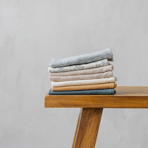 DANI&MARC muslino merliukai viengubi 30x30, 2 vnt.