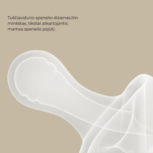 HEORSHE baltas kramtukas kūdikiams – patogi forma, be BPA