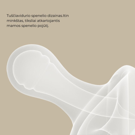 HEORSHE baltas kramtukas kūdikiams – patogi forma, be BPA