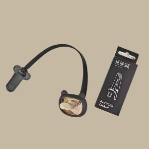 HEORSHE čiulptuko laikiklis – juodas, universalus, tinka daugeliui čiulptukų