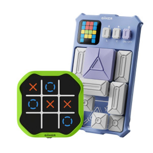 GIIKER edukacinių žaidimų rinkinys: Super Slide + Tic-Tac-Toe