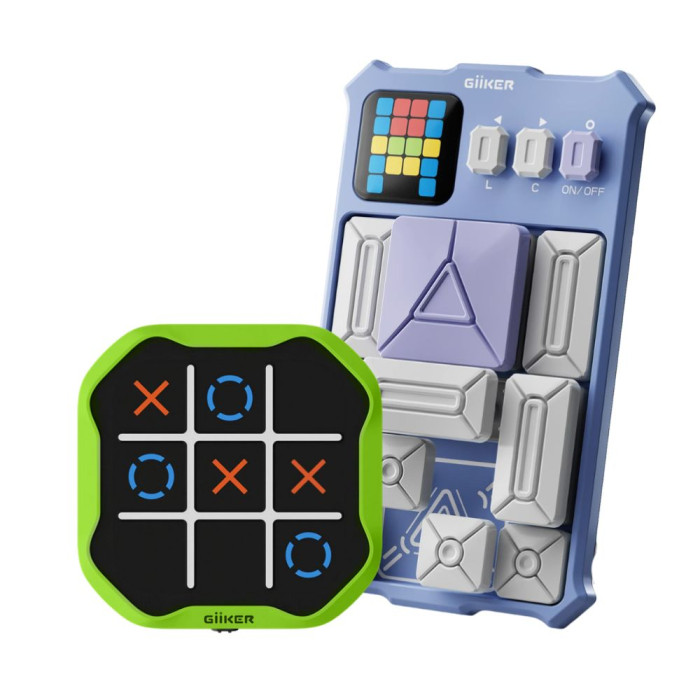 GIIKER edukacinių žaidimų rinkinys: Super Slide + Tic-Tac-Toe