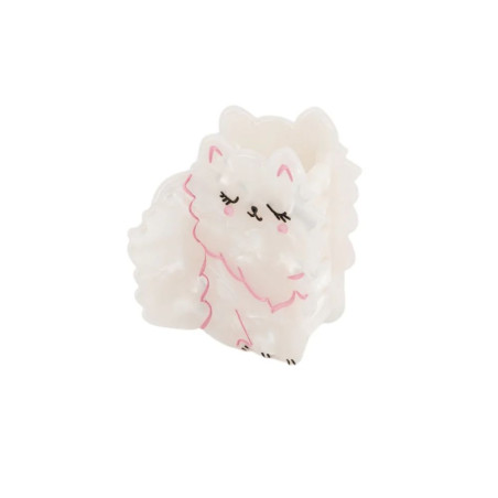 Vaikiškas plaukų segtukas su persų katės motyvu