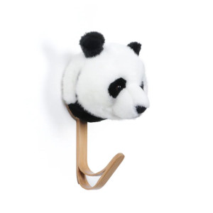 WILD & SOFT pakaba su pandos galva iš bambuko vaikų kambariui