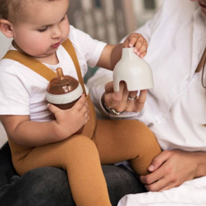 HEORSHE Ultra Wide Neck buteliukas 240 ml., 6+ mėn.,PILKA