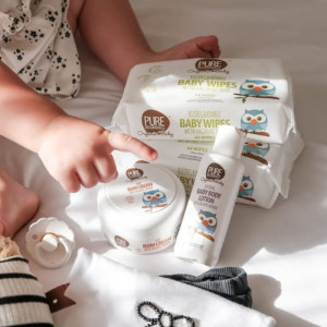 PURE BEGINNINGS raminantis losjonas kūdikiams 250 ml su baobabu ir levanda