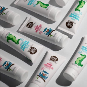 PURE BEGINNINGS dantų pasta be fluoro, UOGŲ SKONIO, 0-3 m.