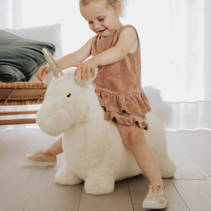 WILD&SOFT minkštas pripučiamas šokliukas, Vienaragis