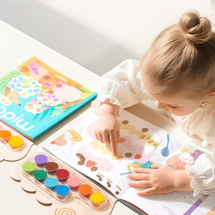 MIDEER Piesimo pirstais kurybinis albumas- Gyvunu tematika